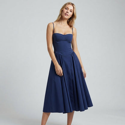 Palace Maxi Dress with Spaghetti Straps