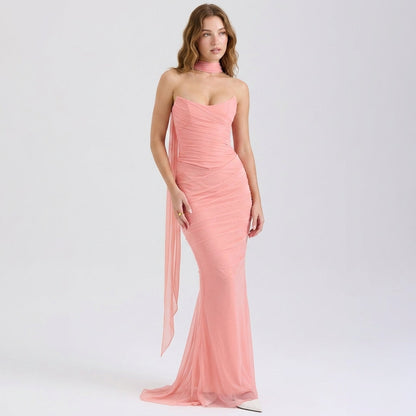 Womens Tube Top and Pencil Skirt Set